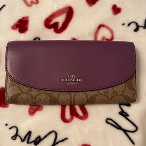 Coach slim envelope wallet